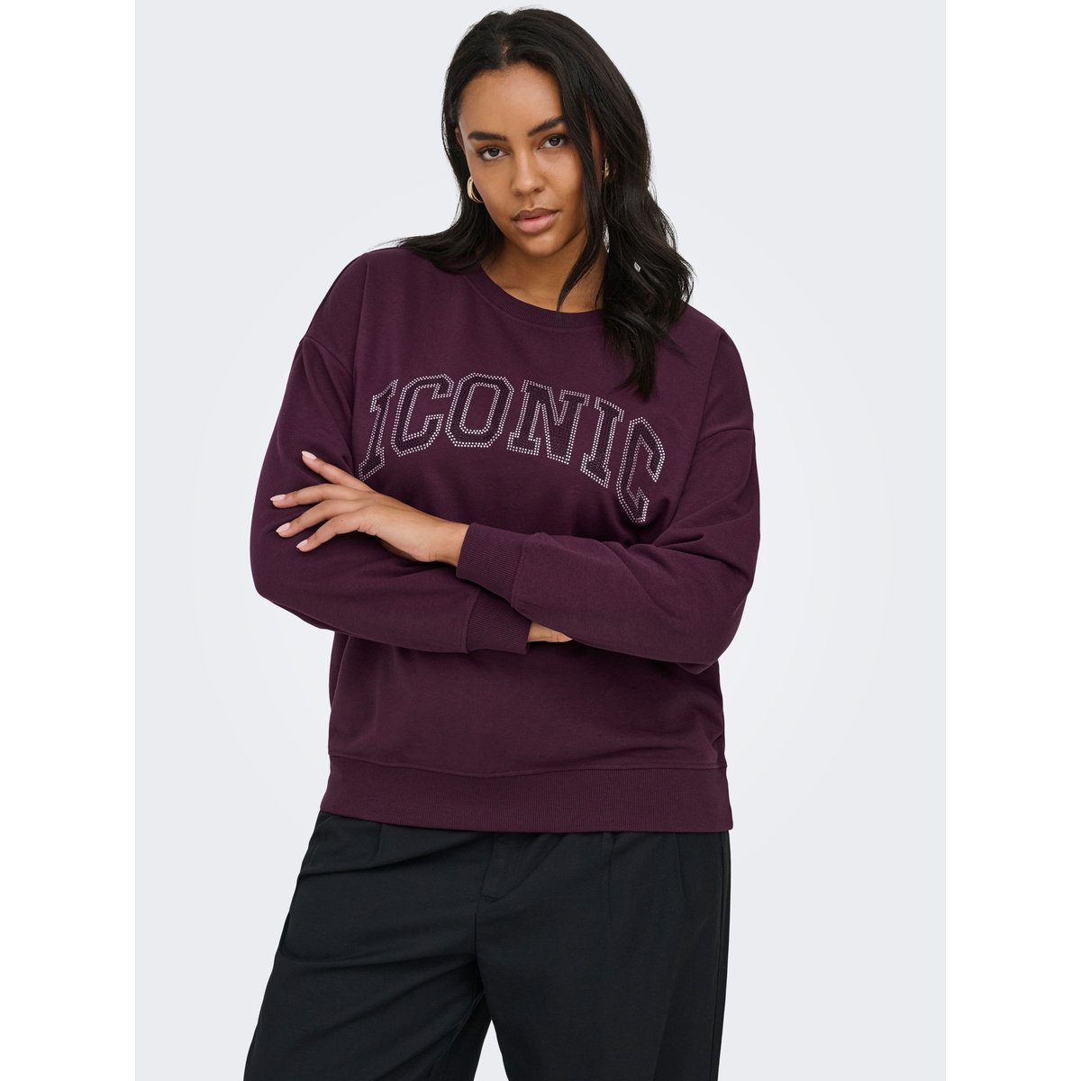 Sweat-Shirt winetasting, ONLY CARMAKOMA
