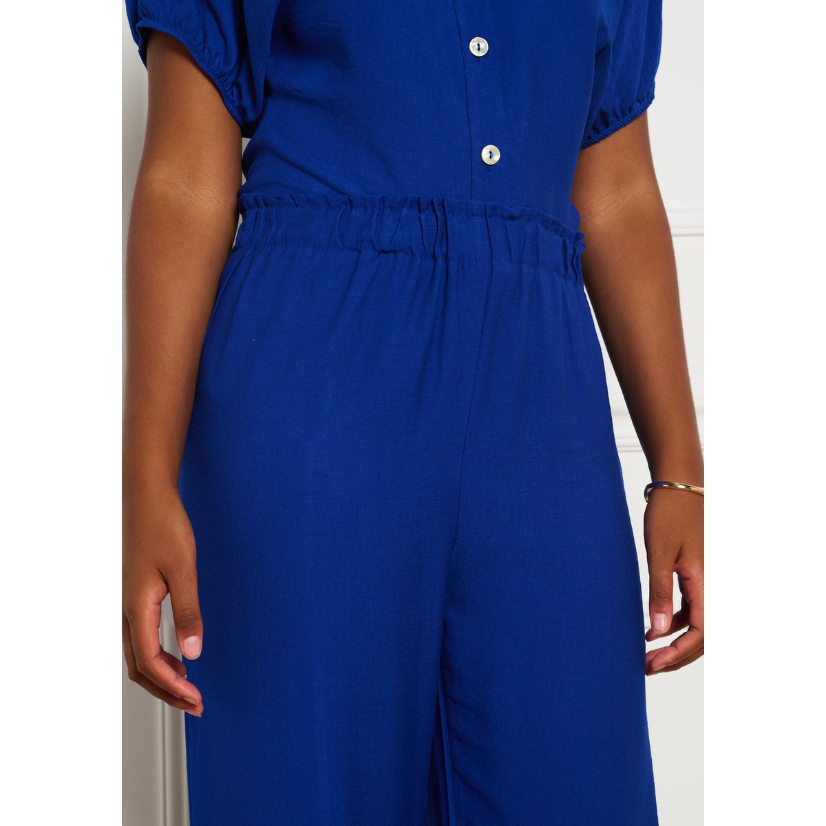 Pantalon large fluide bleu electrique, LOLALIZA