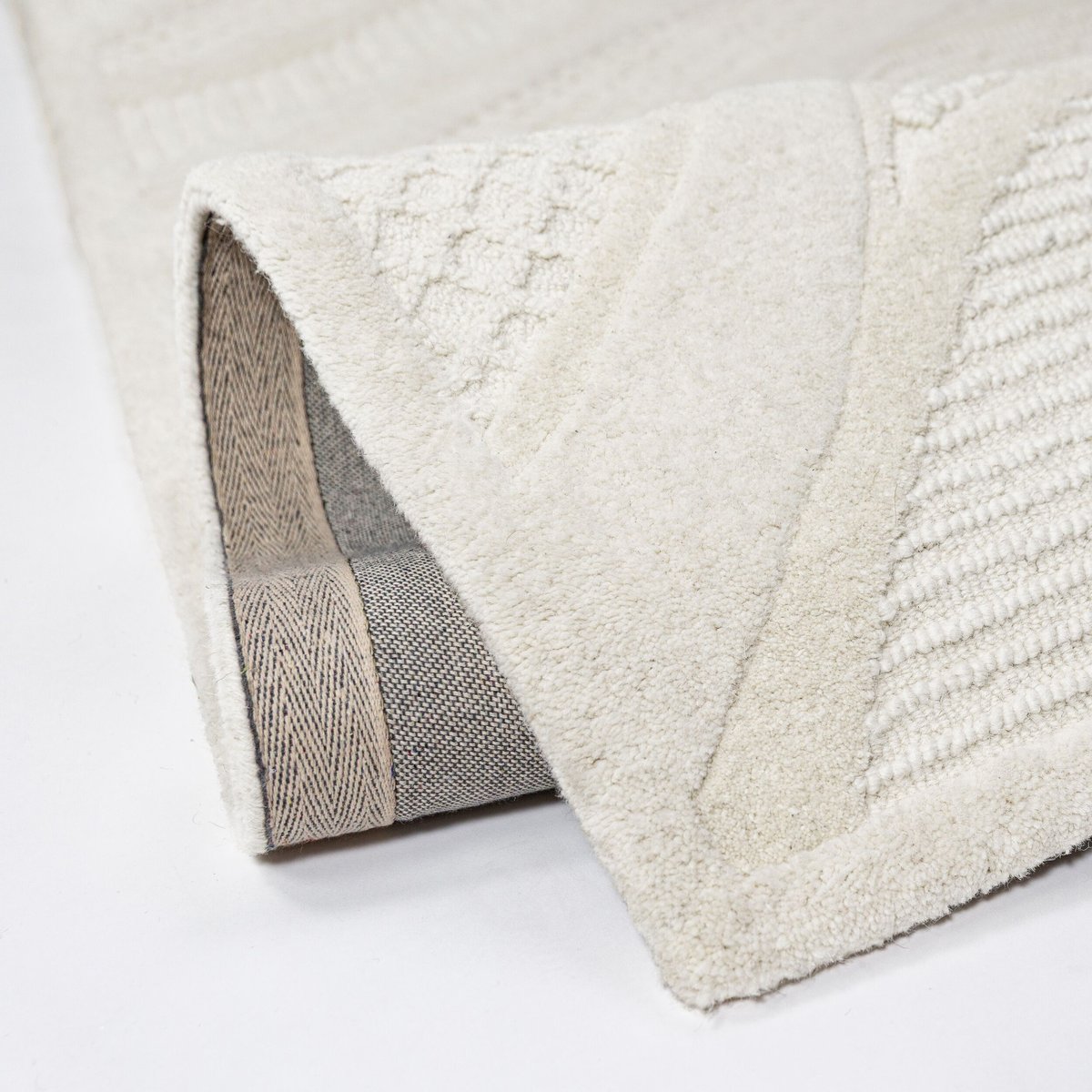 Tapis en laine ABSTRAIT blanc, FLAIR RUGS