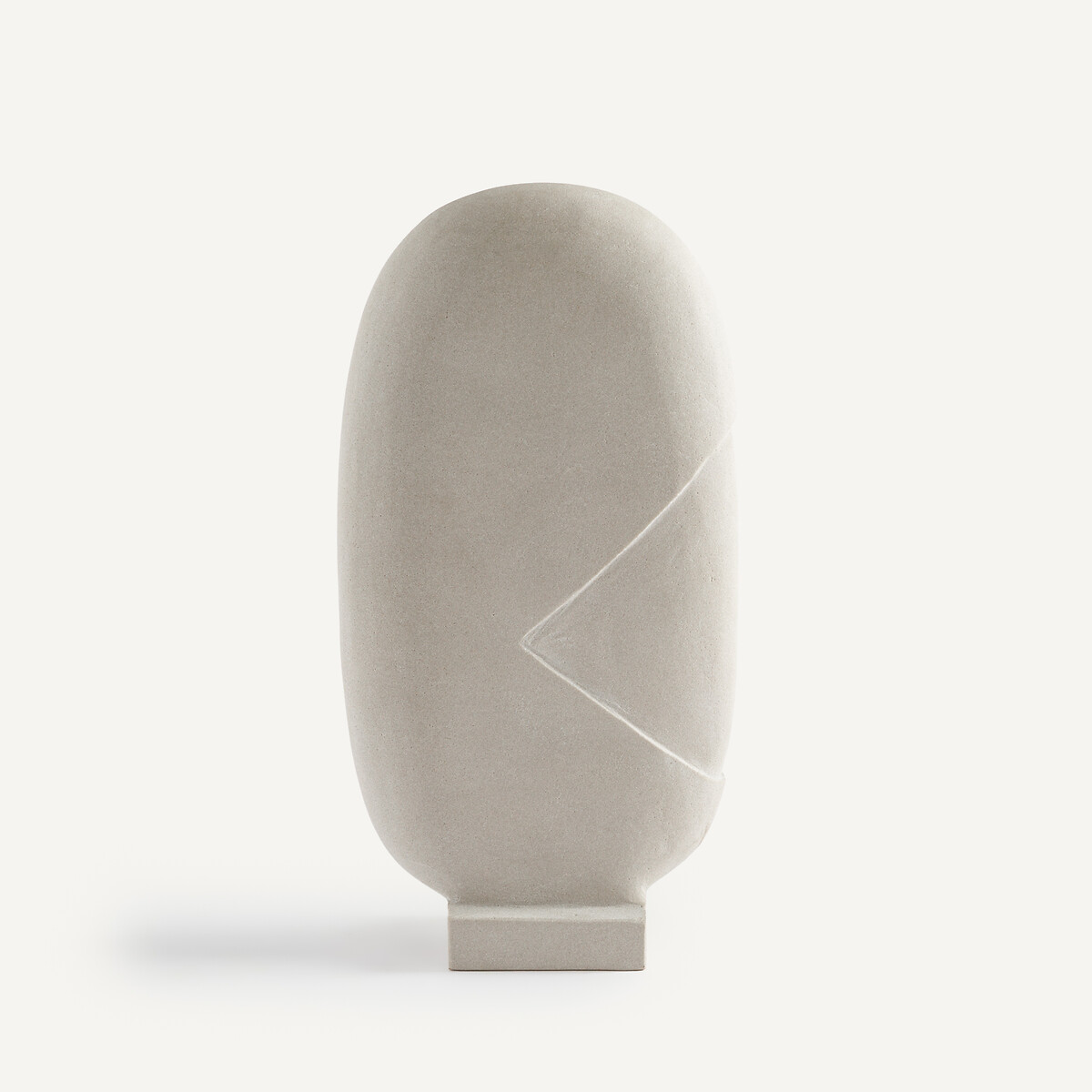 Vaela Stoneware Sculpture On Stand oatmeal, AM.PM