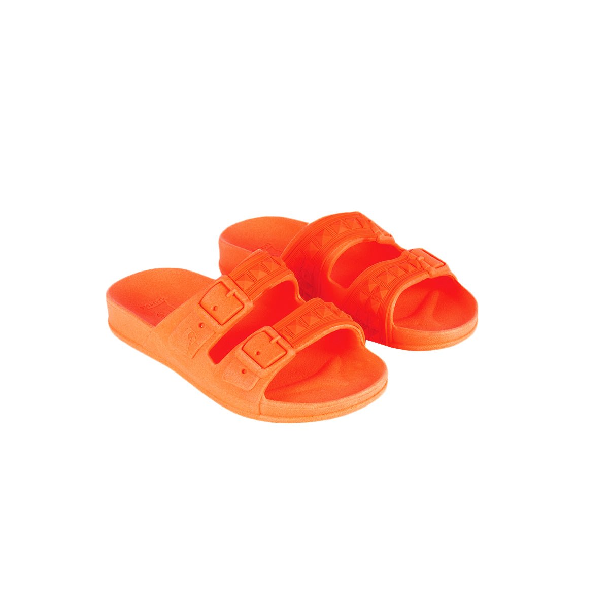 Sandales plates Enfant BELEM orange fluo, CACATOES