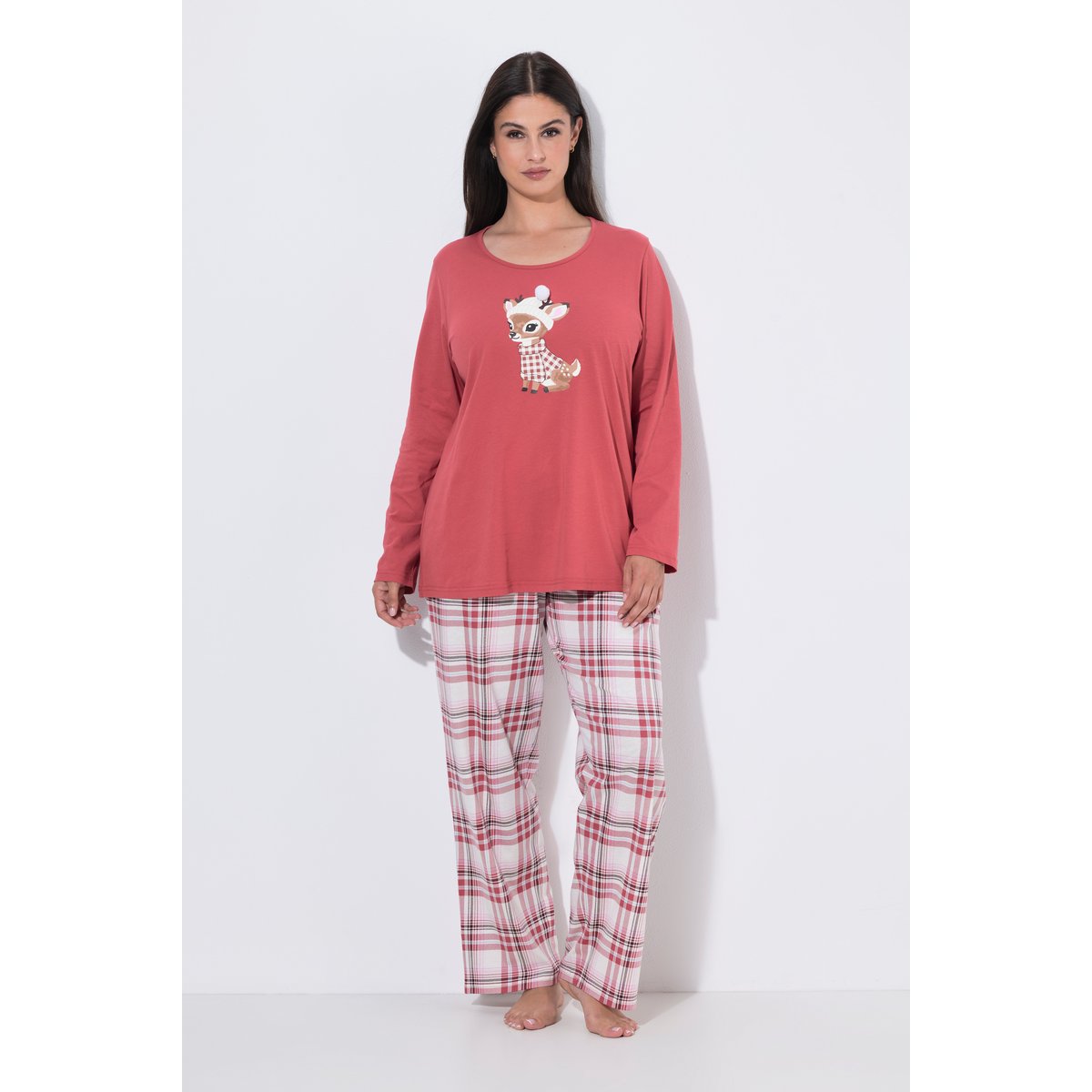 Pyjama motif faon feuille morte, ULLA POPKEN