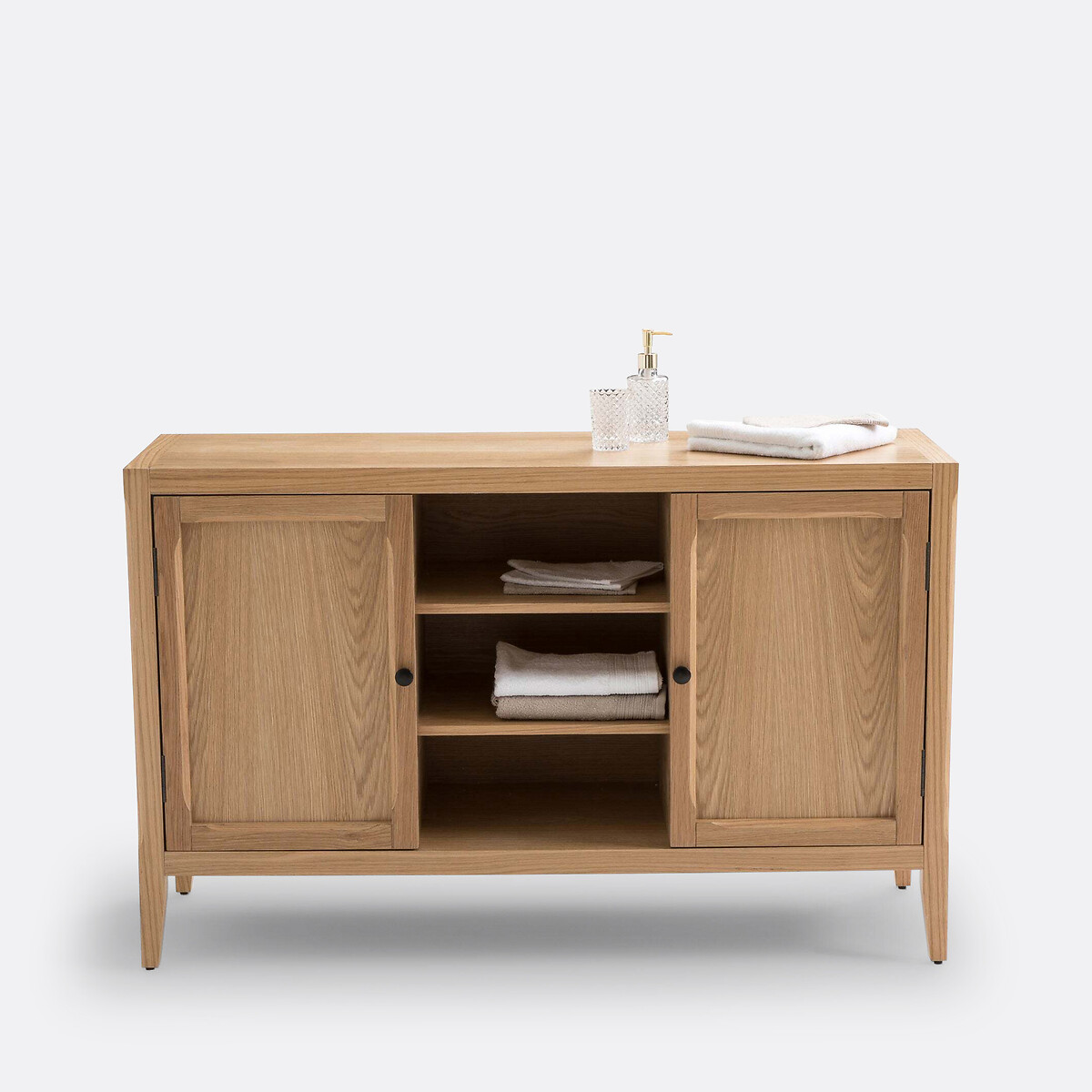 Meuble sous vasque Eugénie, L130 cm naturel, LA REDOUTE INTERIEURS