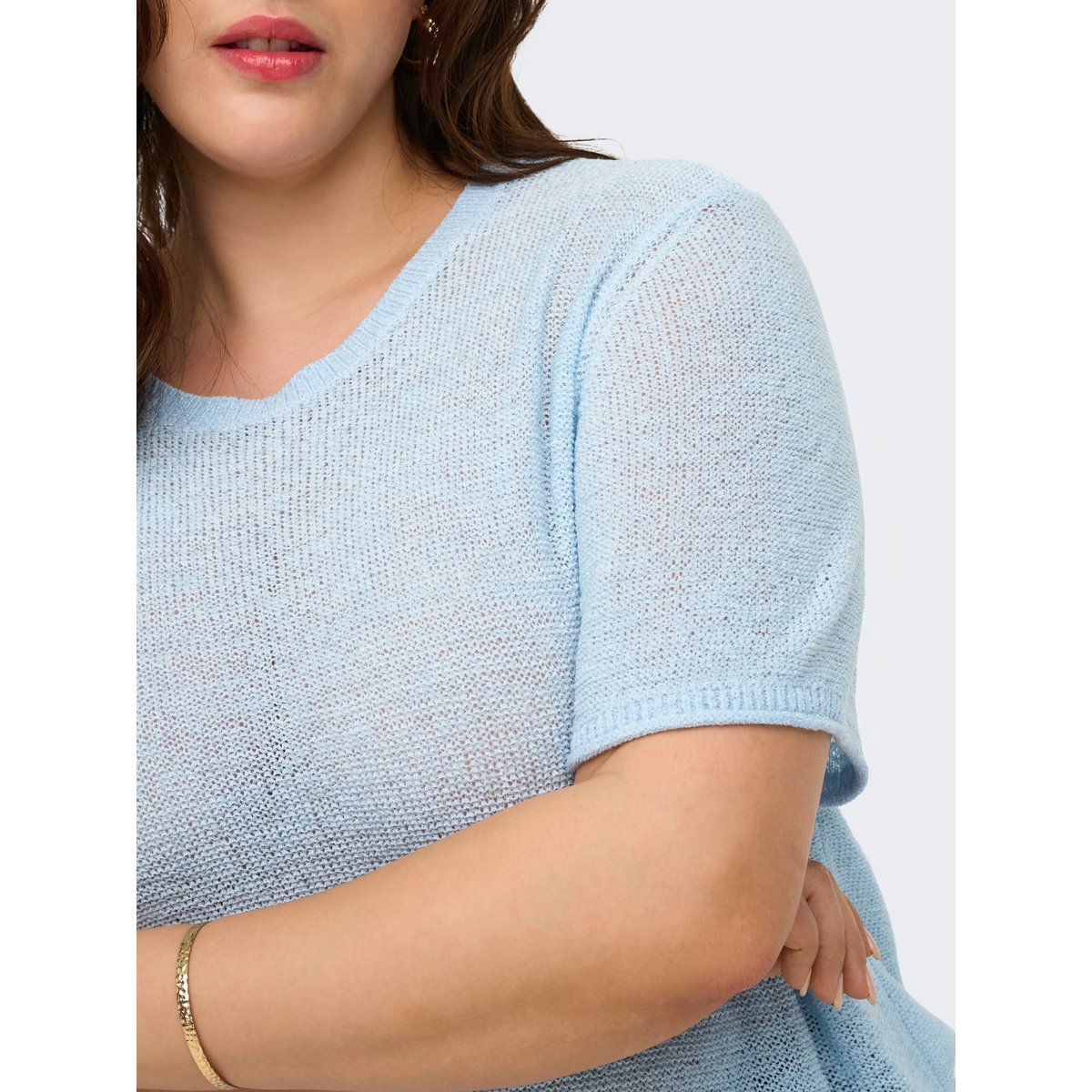 Top cashmere blue 1, ONLY CARMAKOMA
