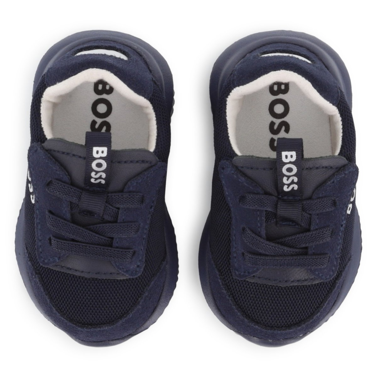 Baskets basses à lacets bleu cargo, BOSS KIDSWEAR
