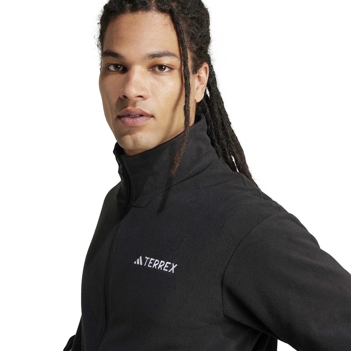 Veste polaire zippée noir, adidas Performance