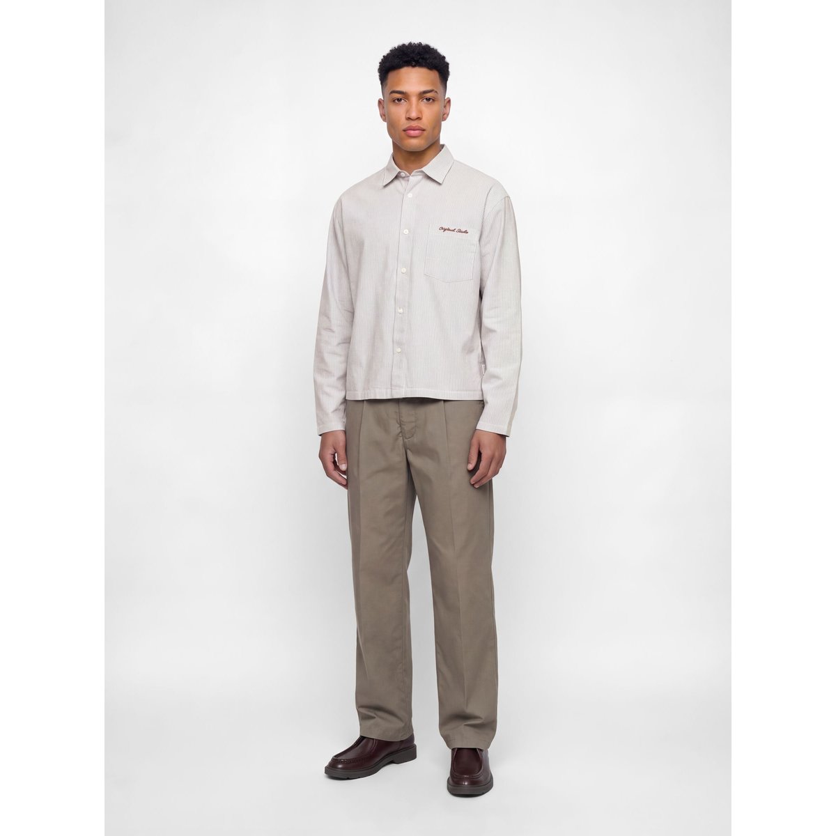 Chemise En Popeline marron - cambridge brown 1, JACK & JONES