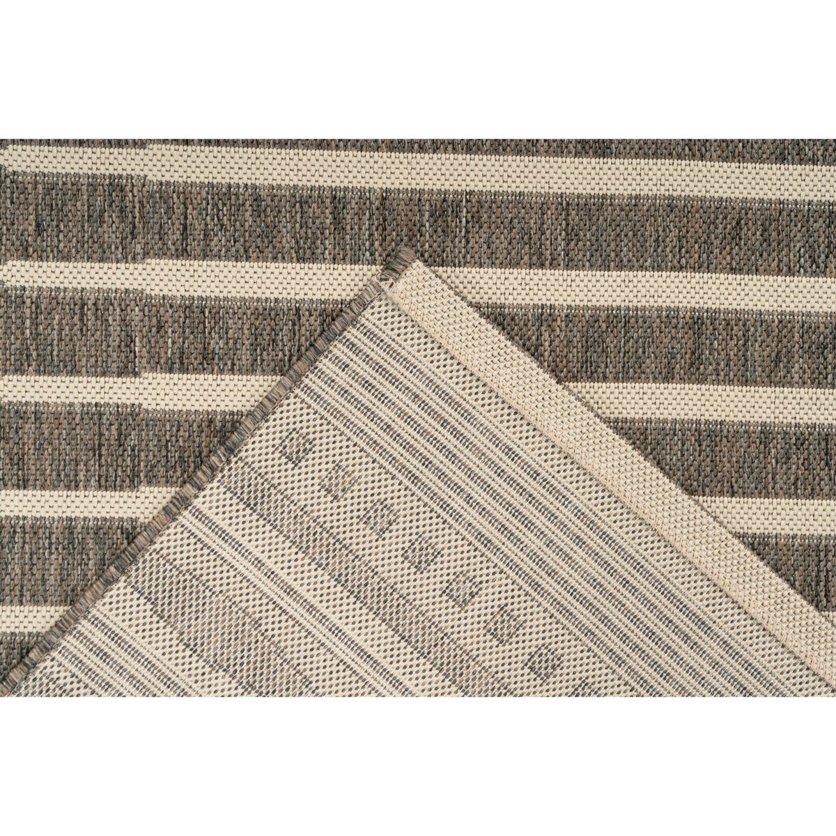 Tapis rectangulaire en polypropylène Splash marron, ARTE ESPINA