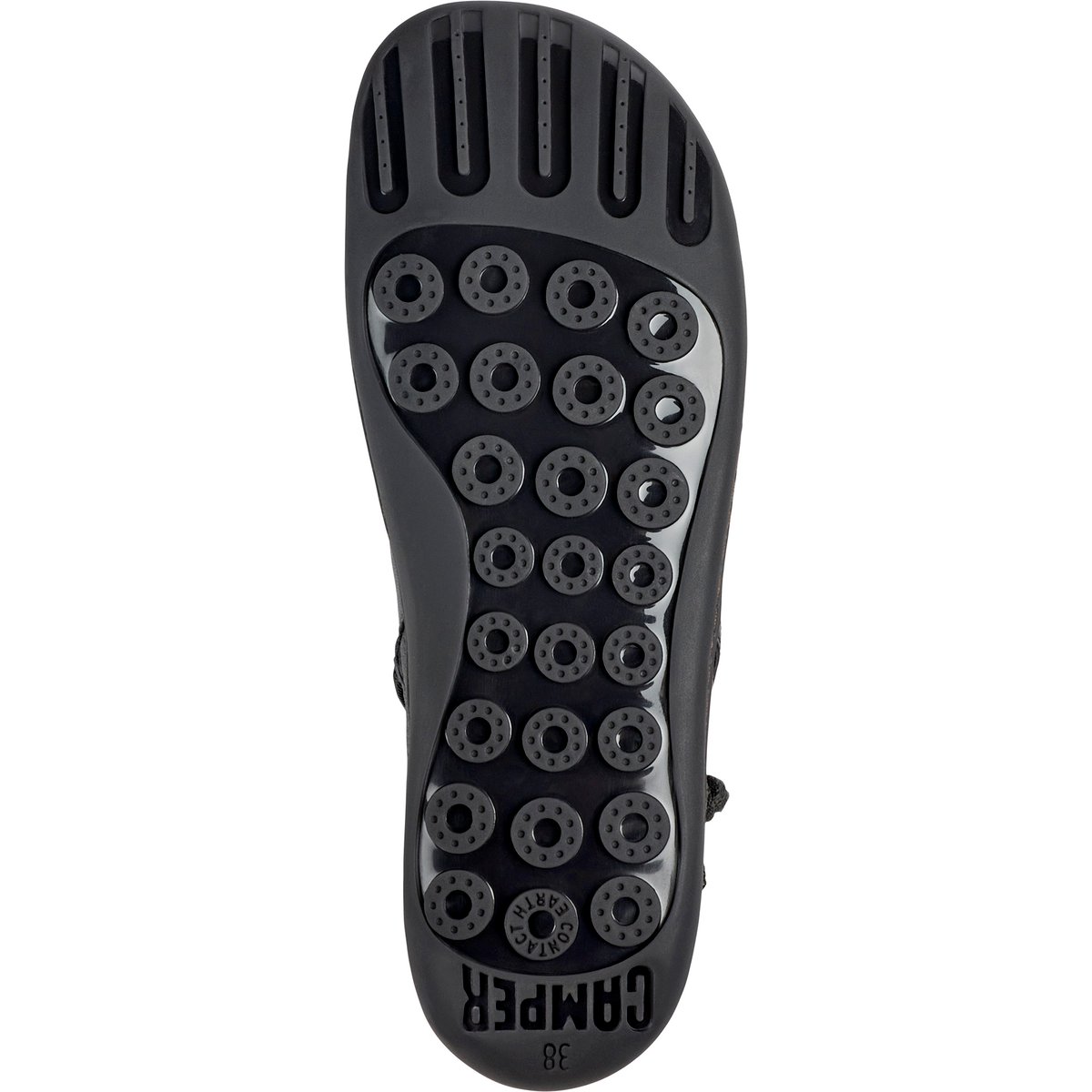 Bottines Peu Cami cuir noir, CAMPER