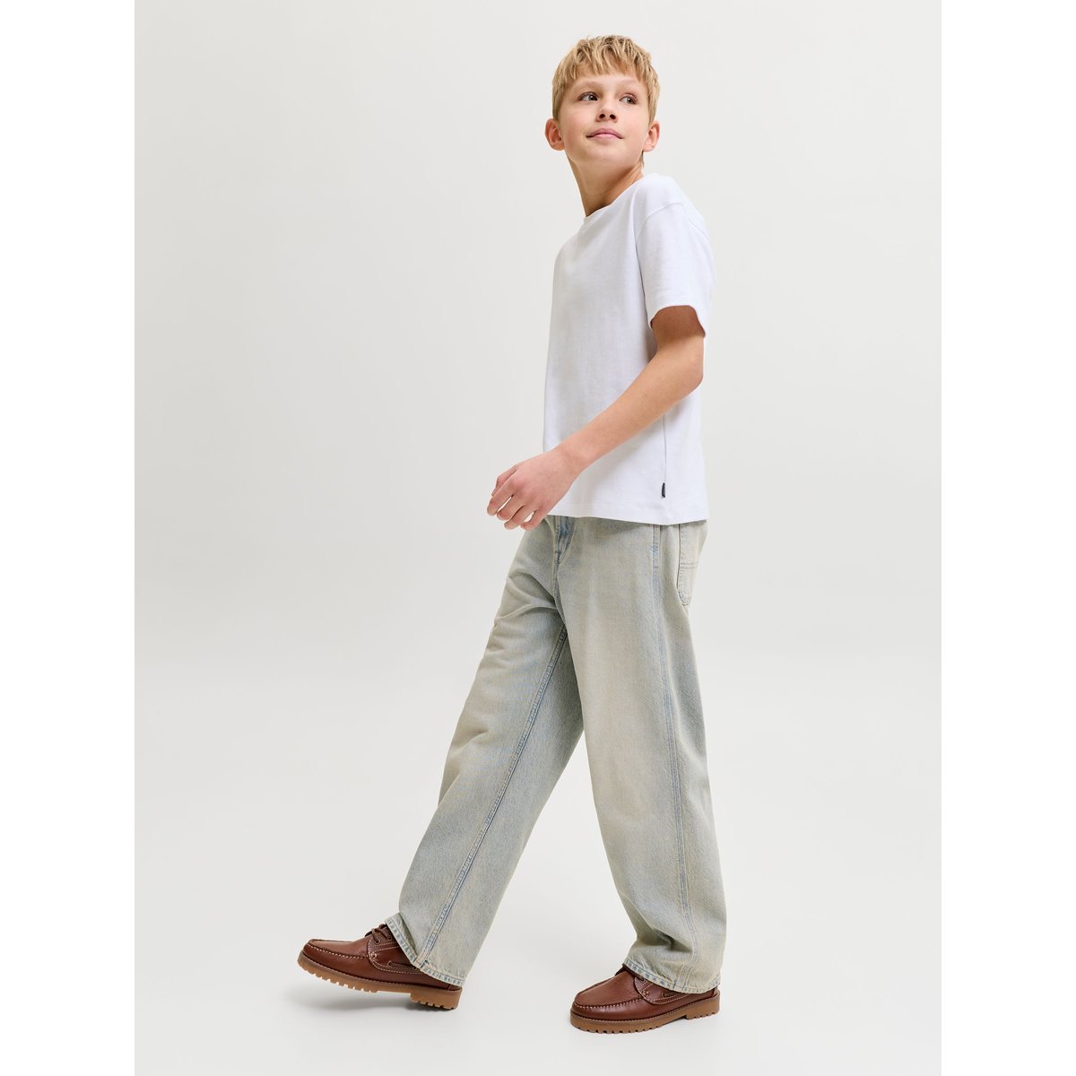 Jean Baggy Fit light blue denim, JACK & JONES JUNIOR