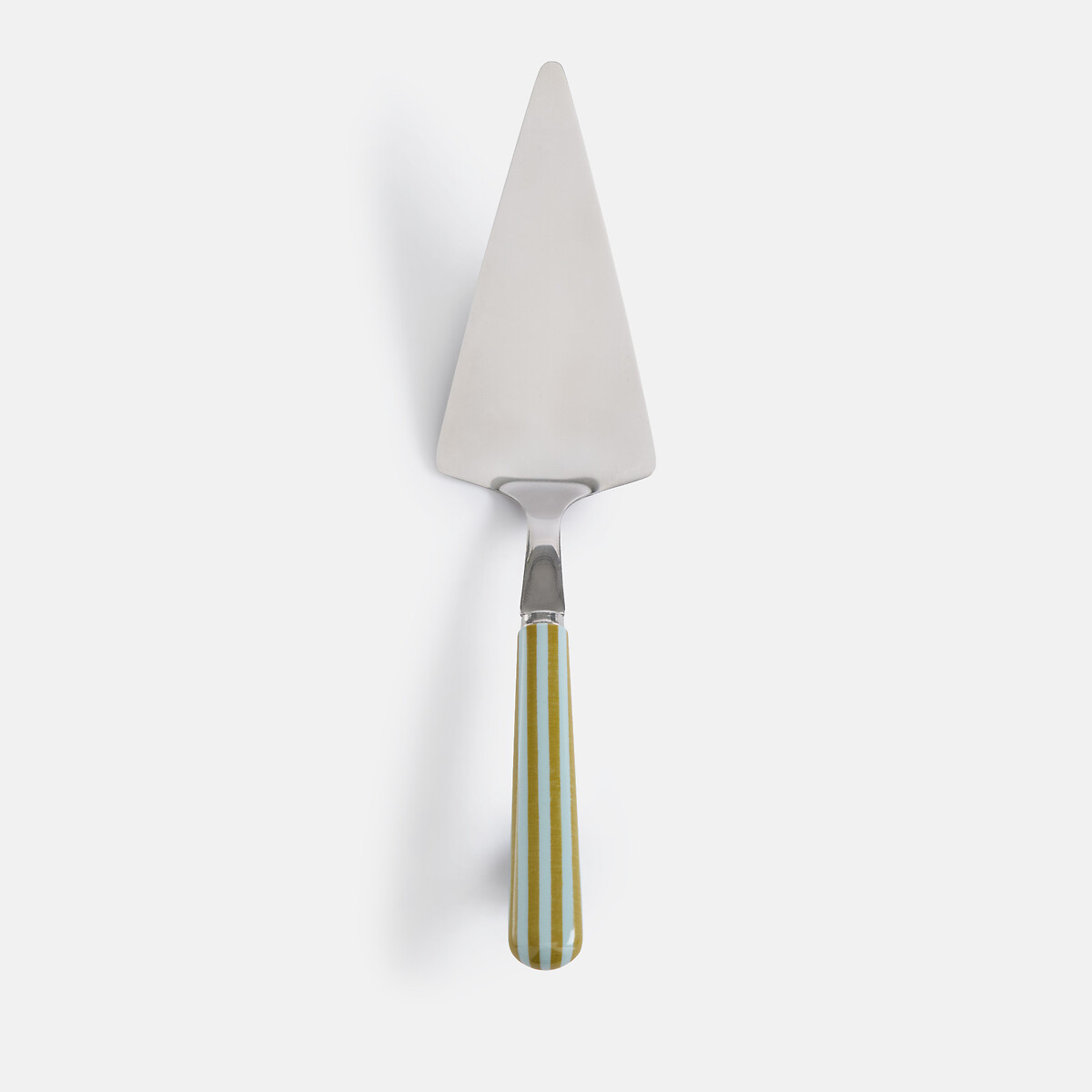 Espátula para tartas, mango rayado bicolor, LALIE azul/verde, LA REDOUTE INTERIEURS