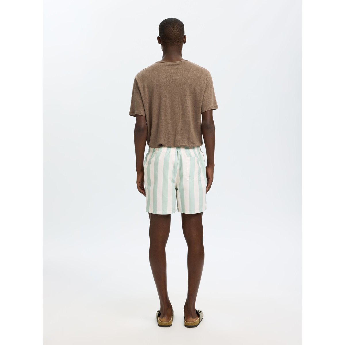 Short De Bain vert - bok choy, SELECTED
