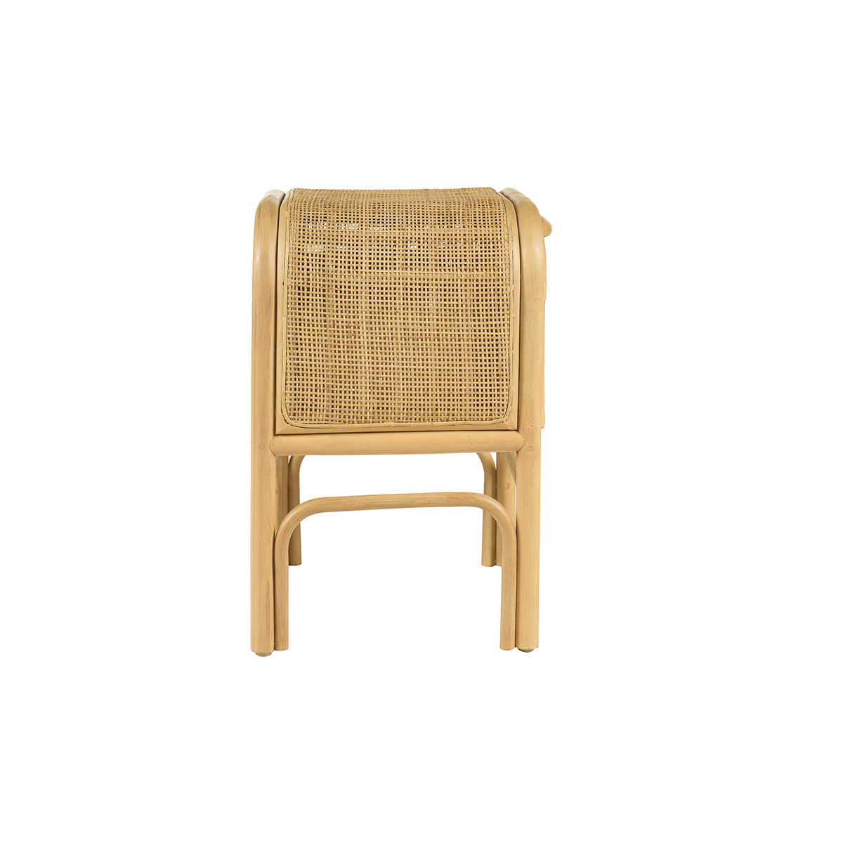 Table de chevet en rotin GALON naturel, MILIBOO
