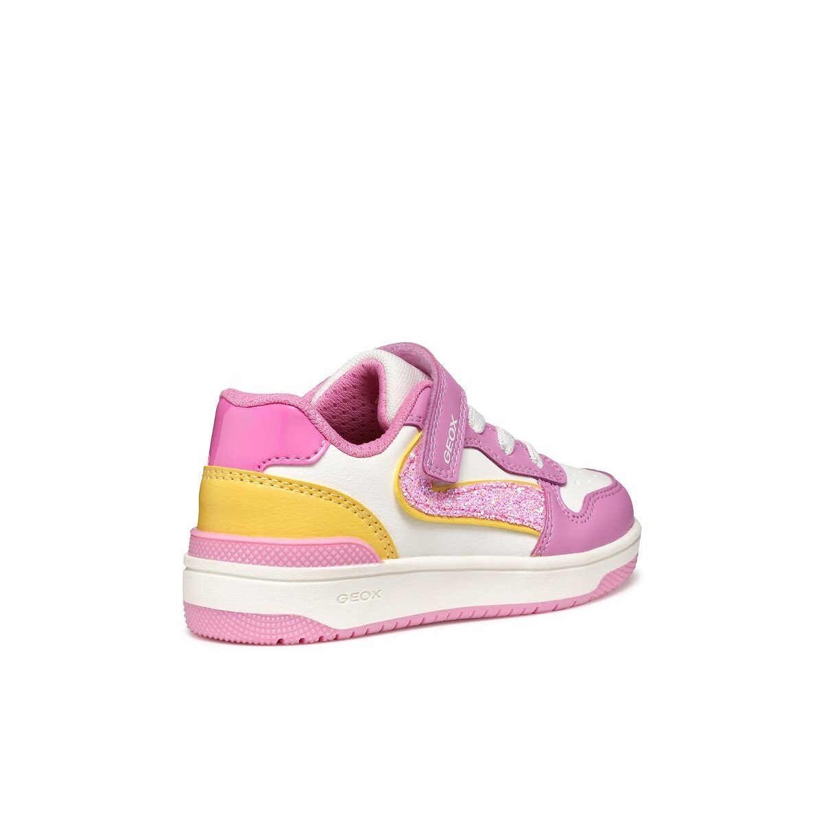 Kids Washiba Breathable Trainers pink/yellow, GEOX