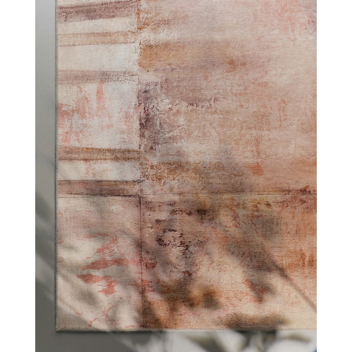 WECONhome Maui, tissé machine, coton, tapis tissé plat, certifié OEKO-TEX® (n° D20-0634) (70 x 120 cm, rouille) , Maui vieux rose, ESPRIT