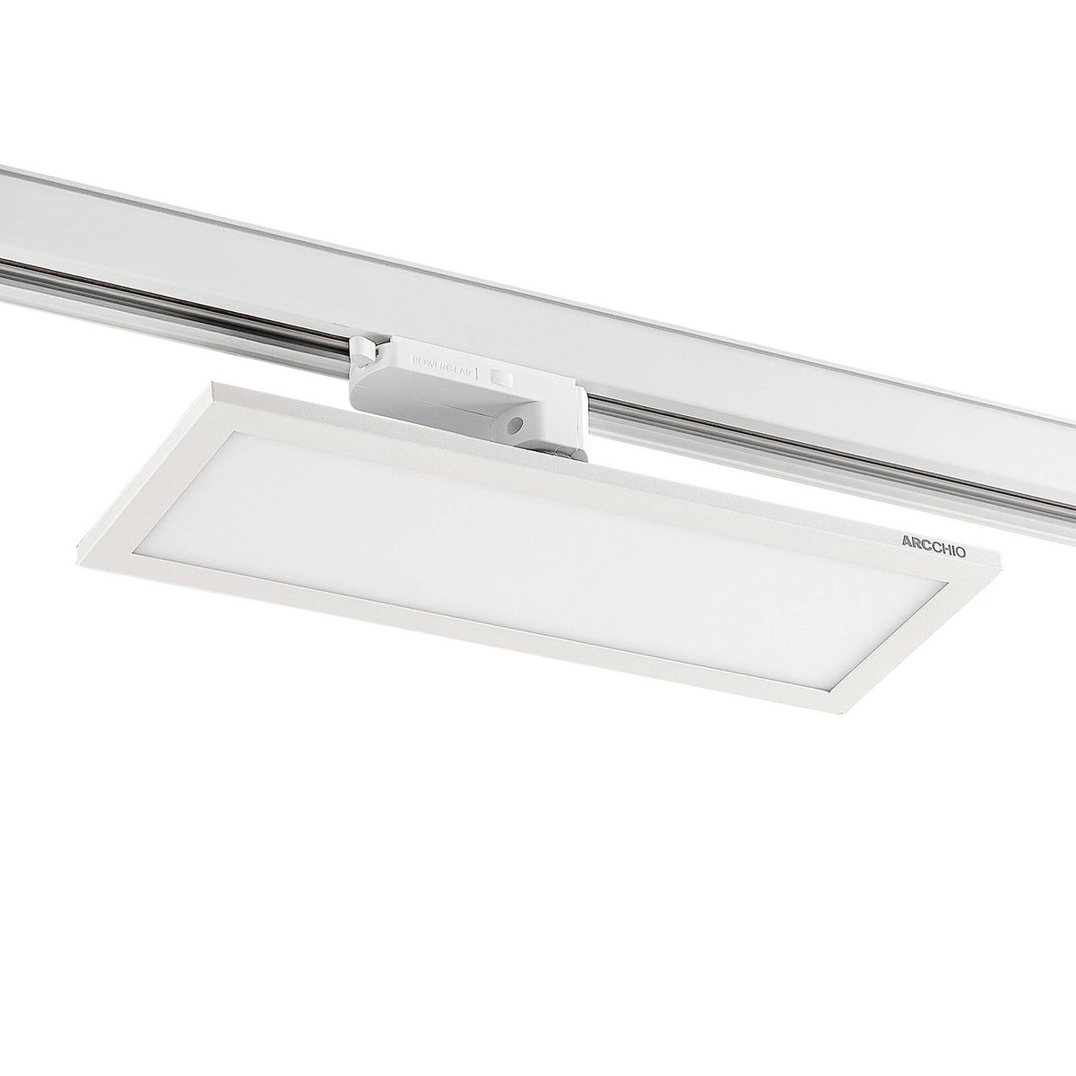 Projecteur pour rail électrique LED, Hairis blanc (ral 9010), ARCCHIO