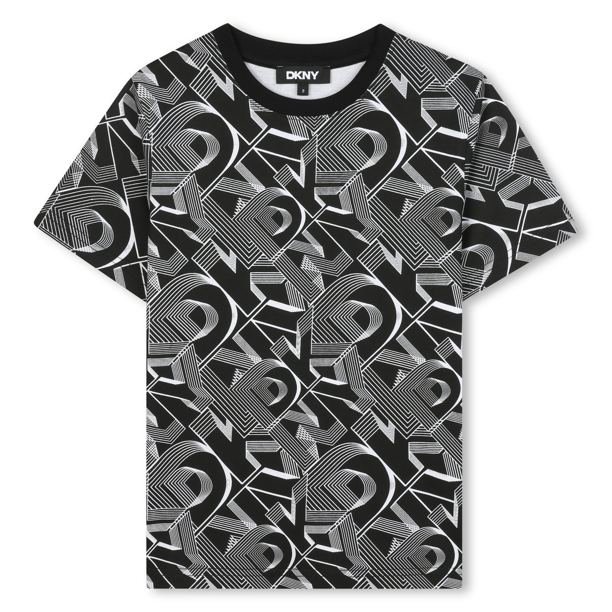 T-shirts à manches courtes noir blanc, DKNY