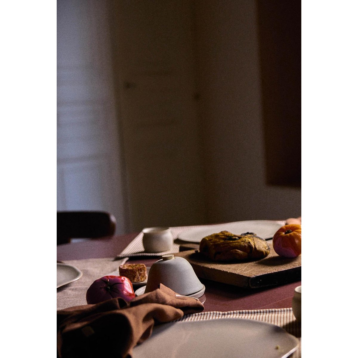 Serviette en lin lavé marron moka, GABRIELLE PARIS