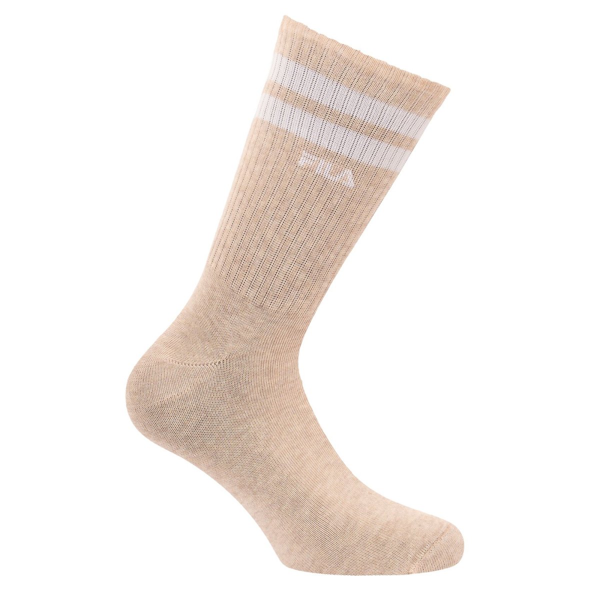 Lot De 6 Chaussettes Hautes beige/beige chiné/jaune/marron clair/marron/blanc, FILA