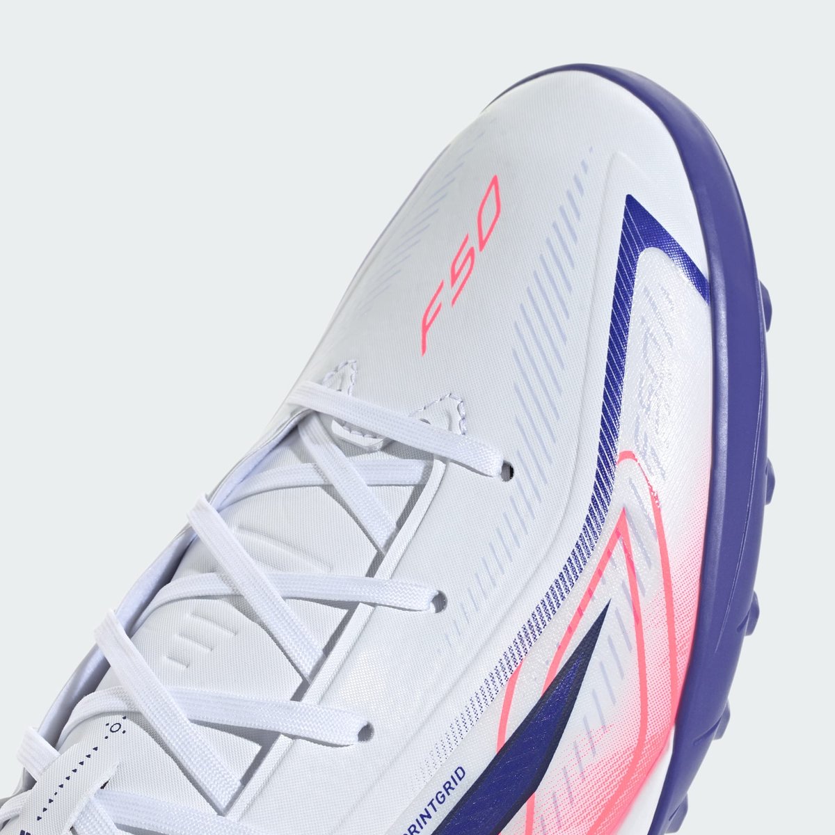 Chaussure De Football F50 Hyperfast League Turf Chaussure De Football F50 Hyperfast League Turf cloud white / solar purple / solar turbo, adidas Performance