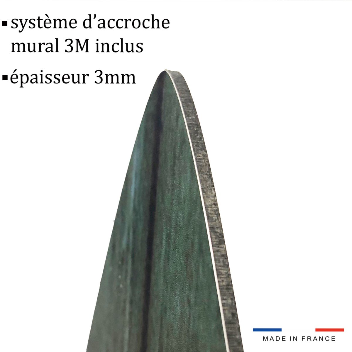Planche de surf décorative les landes tableau alu dibond, HEXOA