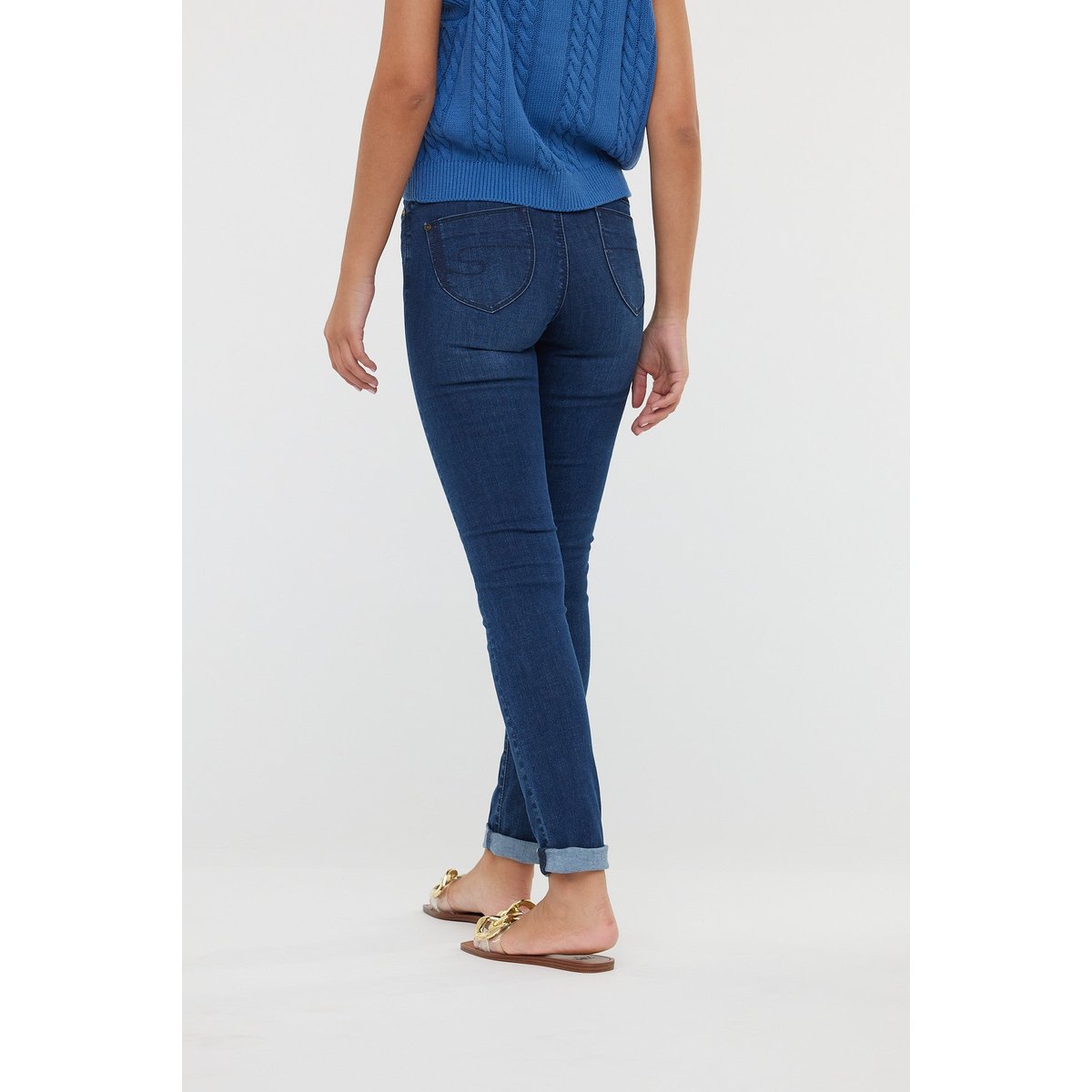 Jean coton slim JANA bleu, LEE COOPER
