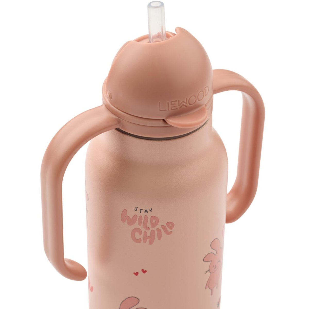 Gourde isotherme Kimmie rose, rouge, LIEWOOD