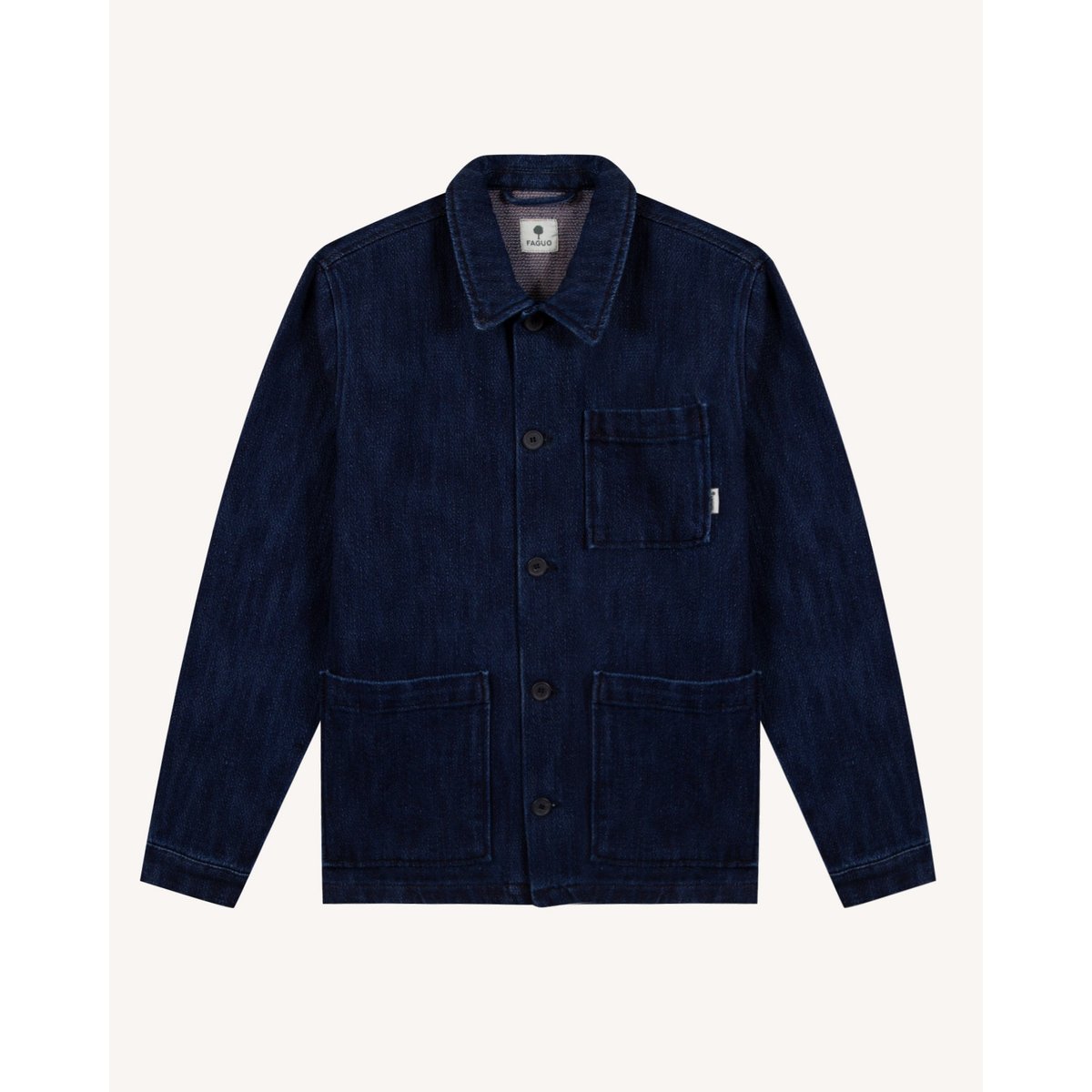 Veste denim bleu foncé, FAGUO