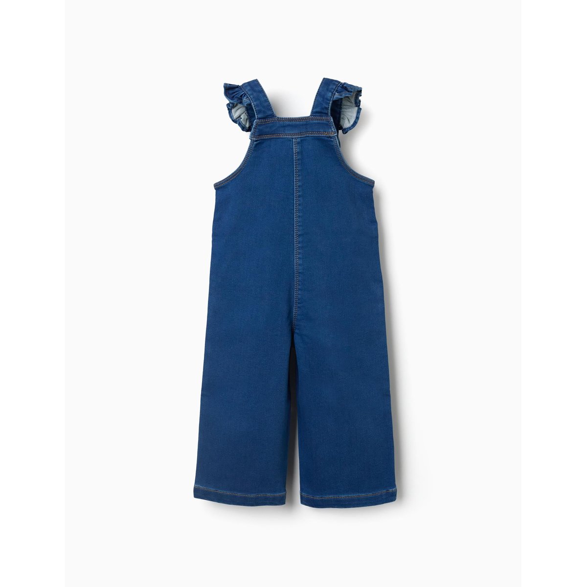 Salopette à jambe large en jean avec poches bleu, ZIPPY
