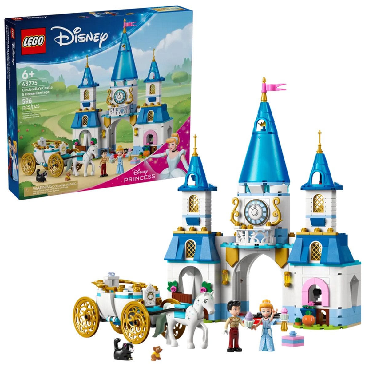 Le château de Cendrillon et la calèche multicolore, LEGO