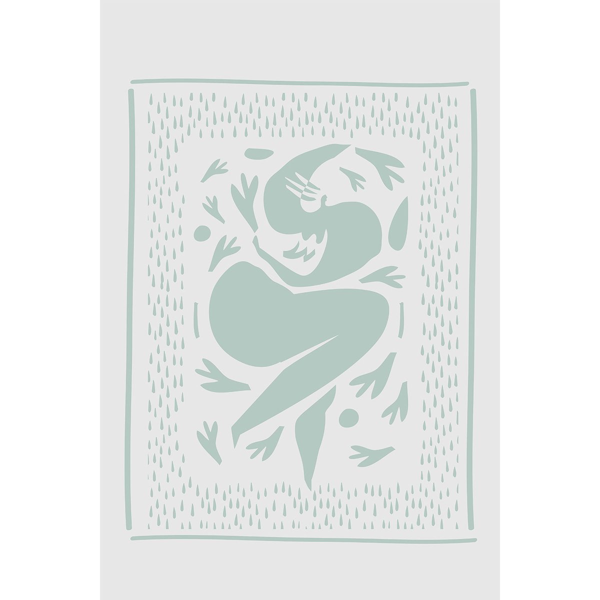Tableau graphic body tableau alu dibond, HEXOA