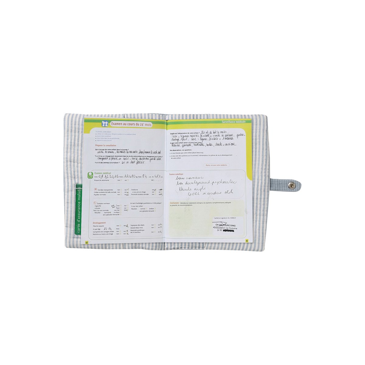 Protège carnet de santé bord de mer, VERTBAUDET