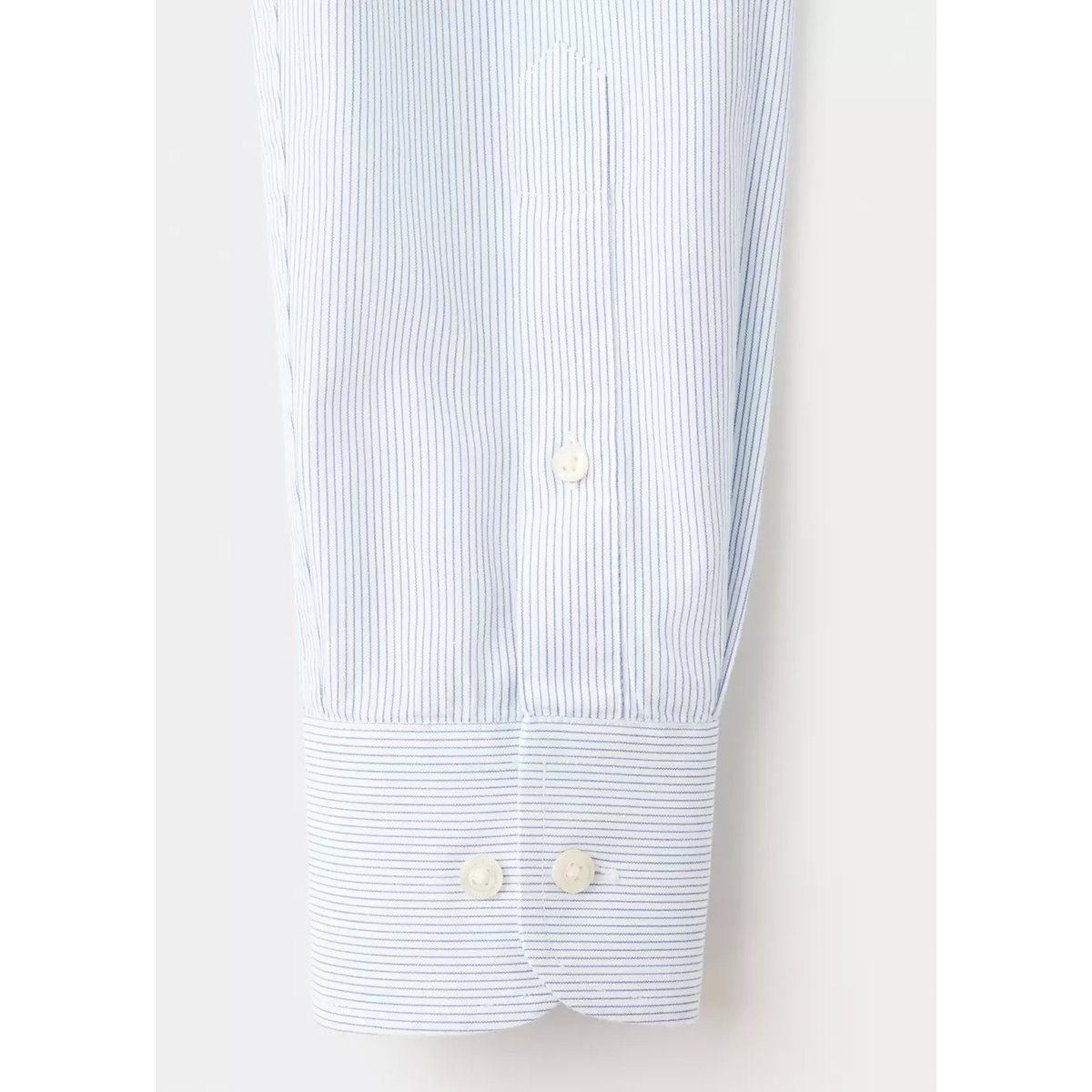Chemise classic-fit rayures bleu ciel, MANGO TEEN