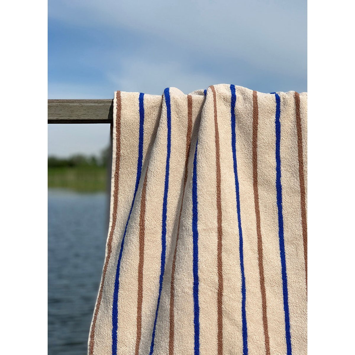 Serviette de bain à capuche en coton MINI marron, OYOY LIVING DESIGN