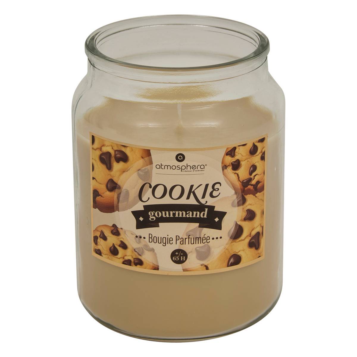 Bougie parfumée Eloa 490g cookie, ATMOSPHERA