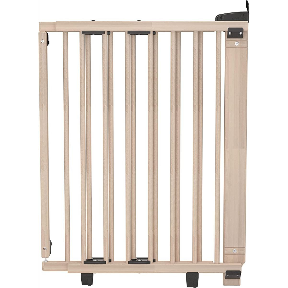 Barrière de porte pivotante en bois non traité multicolore, GEUTHER
