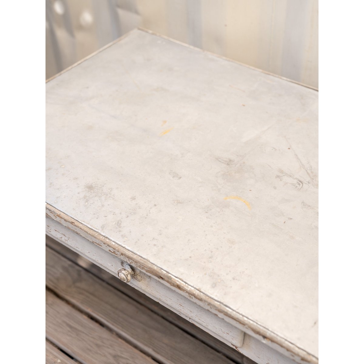 Table basse en bois gris Léonie N°1122 - Bon état gris, DEBONGOUT
