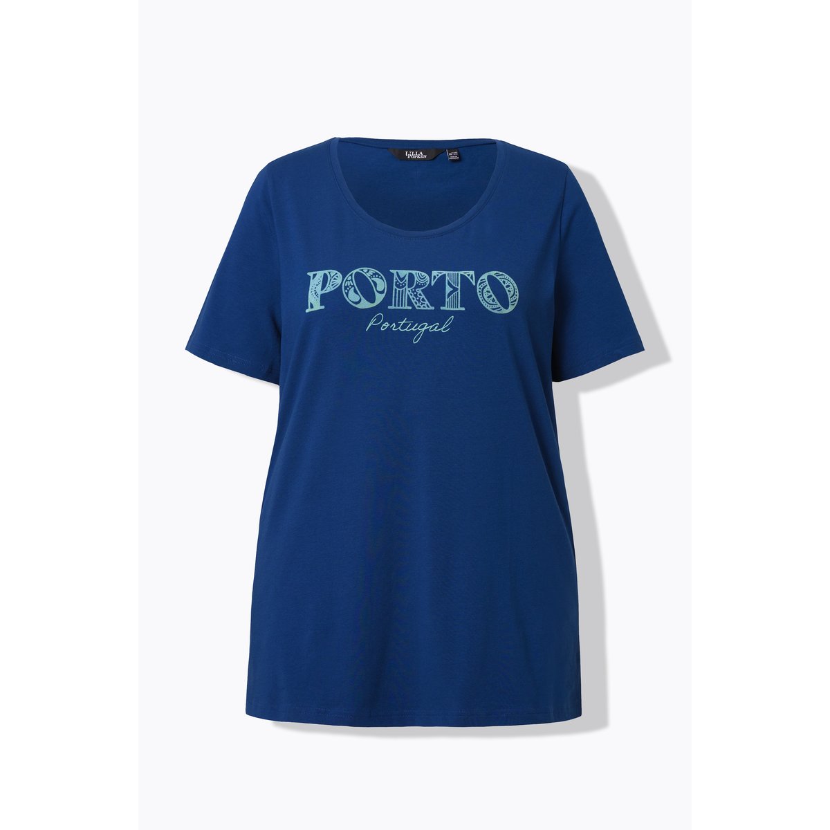 T-shirt à manches cloche bleu foncé, ULLA POPKEN