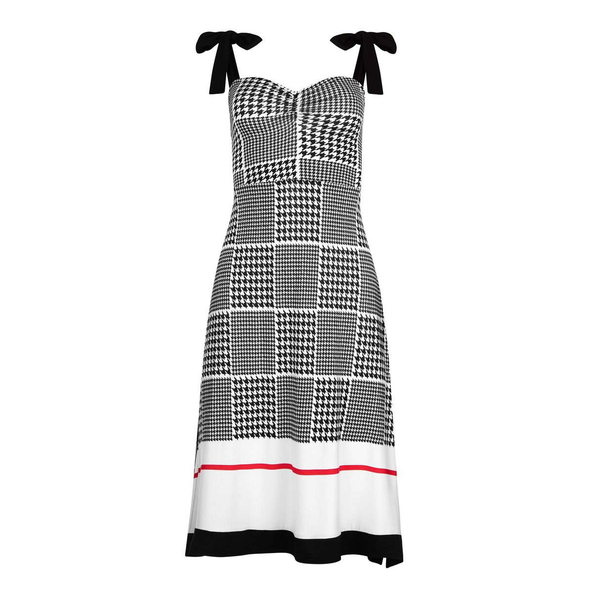 Robe estivale à bretelles Quito noir, LISCA