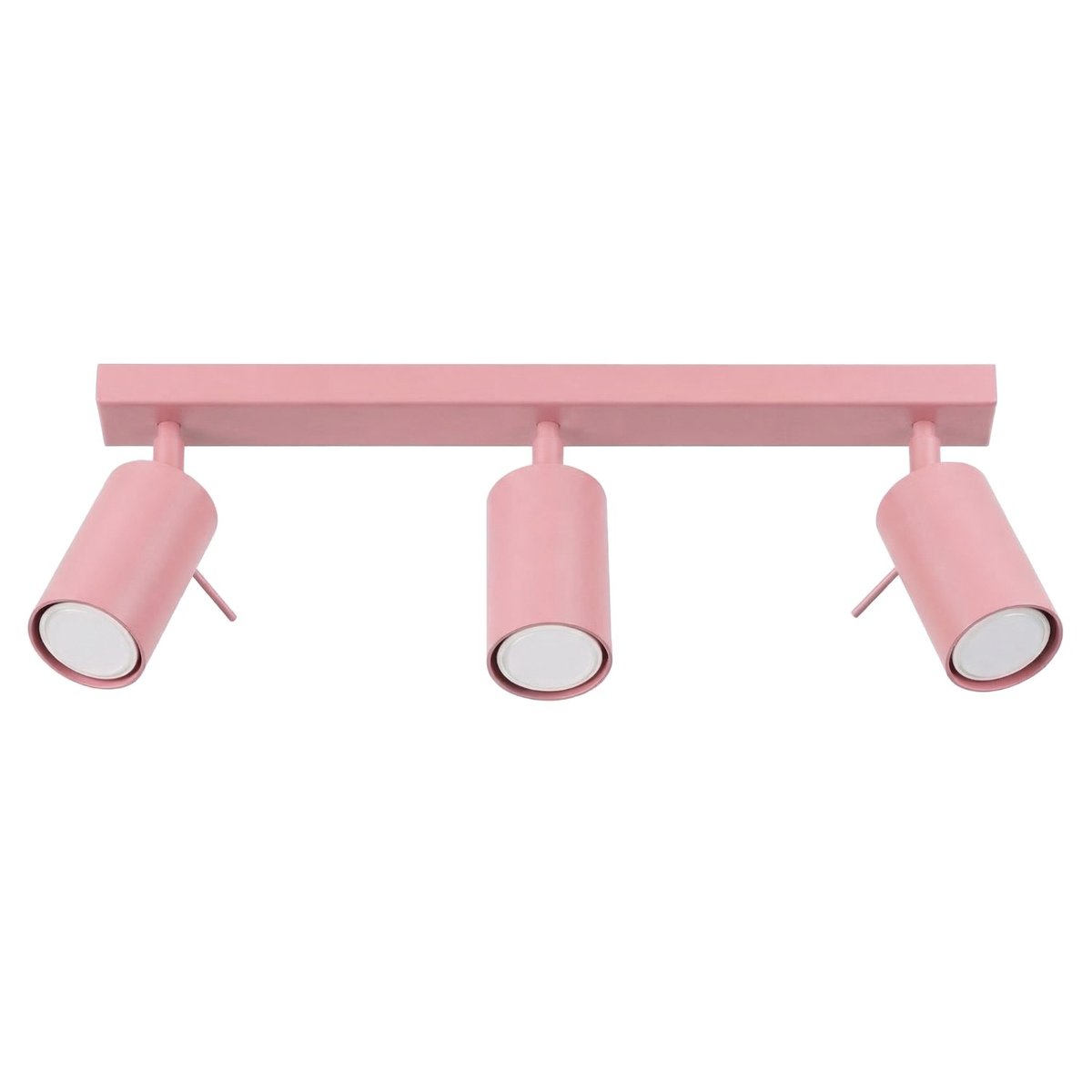 Plafonnier Acier Rose GU10 3 RING rose, EDEN