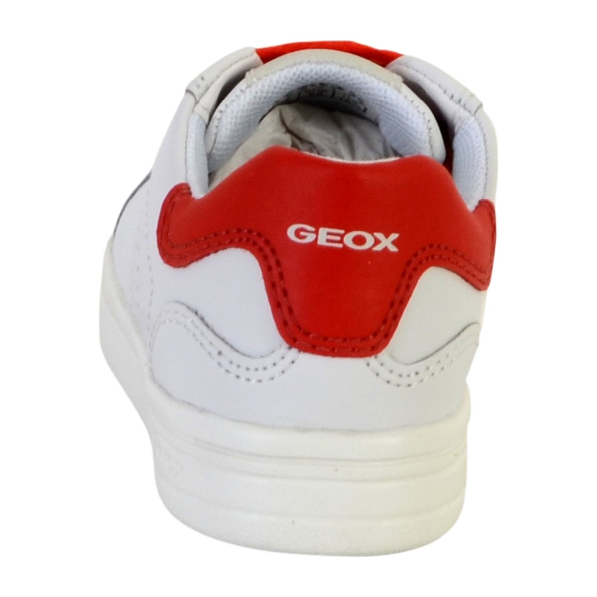 Baskets J Djrock Boy C blanc/rouge, GEOX