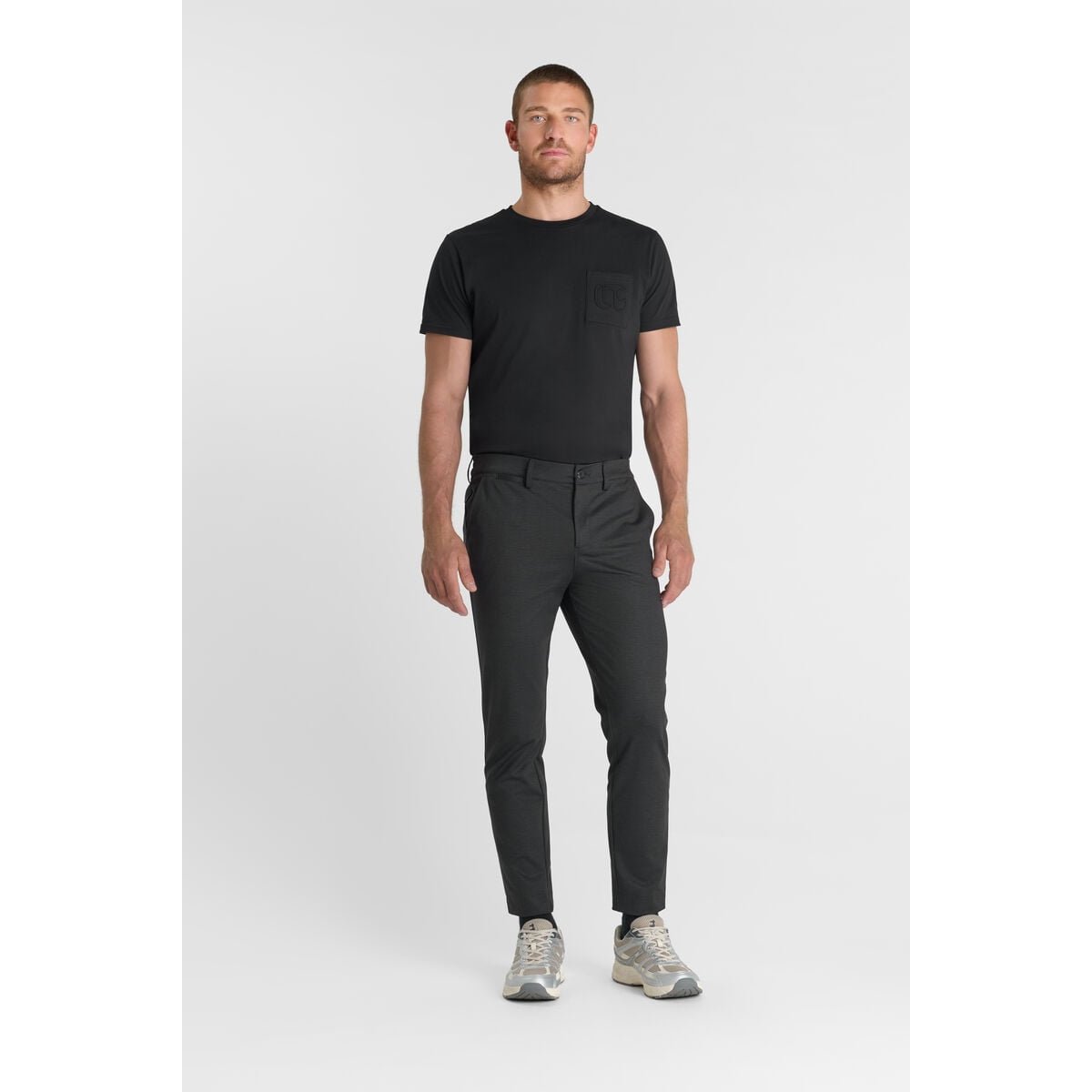 Pantalon de costume ELMO black, LE TEMPS DES CERISES