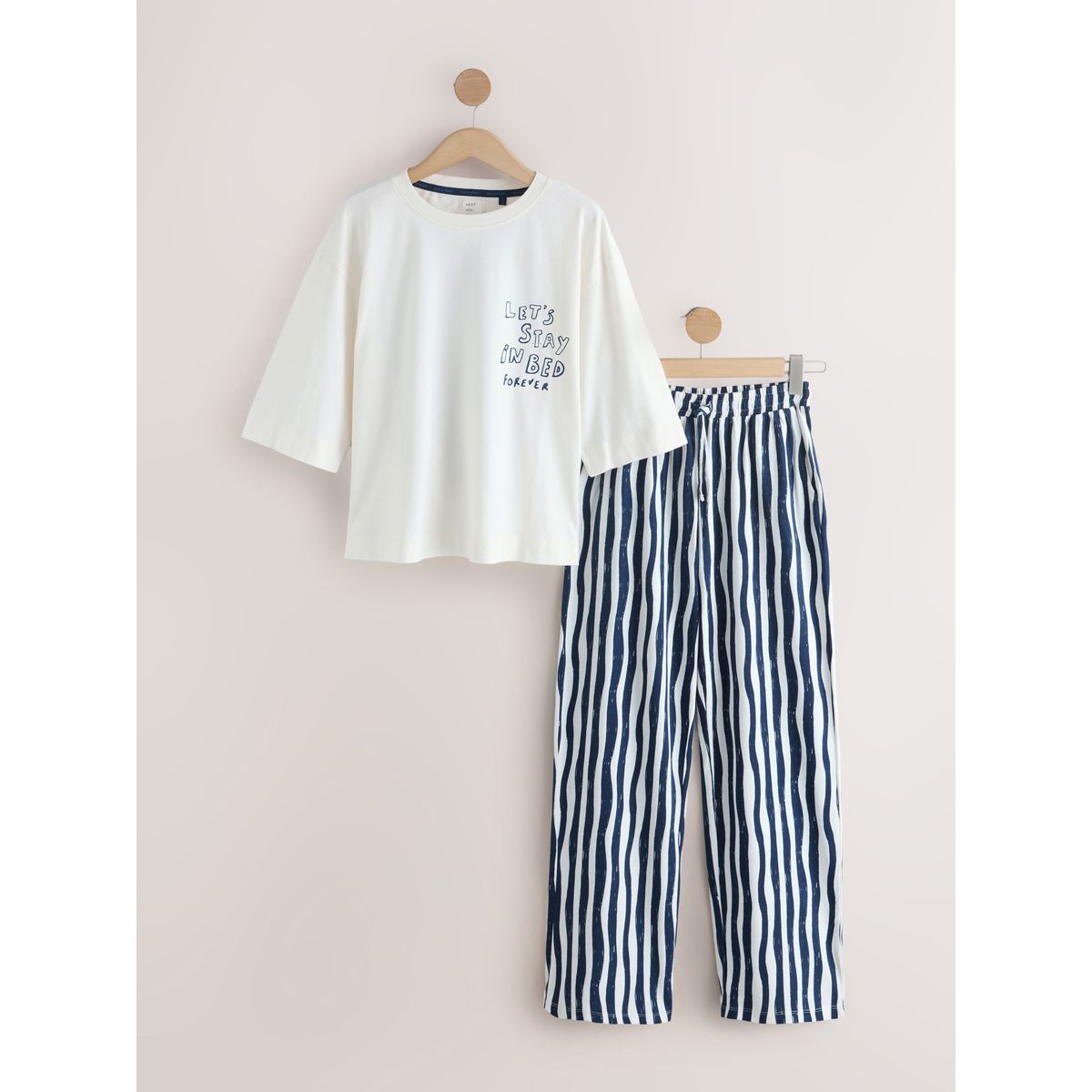 Pyjama manches courtes graphique bleu, NEXT