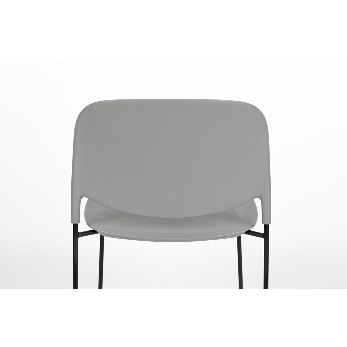 Chaise design empilable en polypropylène (lot de 4), STACKS gris, BOITE A DESIGN