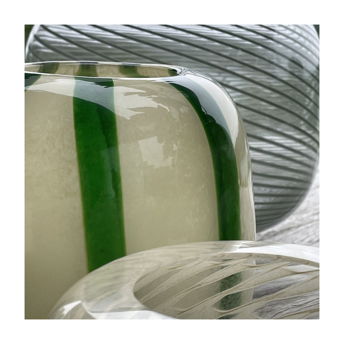 Vase Hope h 16 cm vert, HOUSE DOCTOR