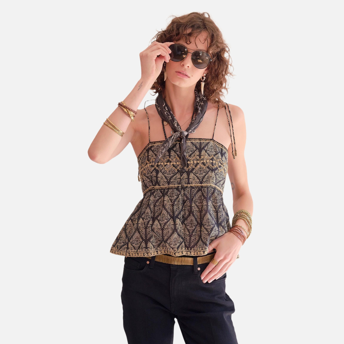 Tee shirt HUMA 26s noir, MKT STUDIO