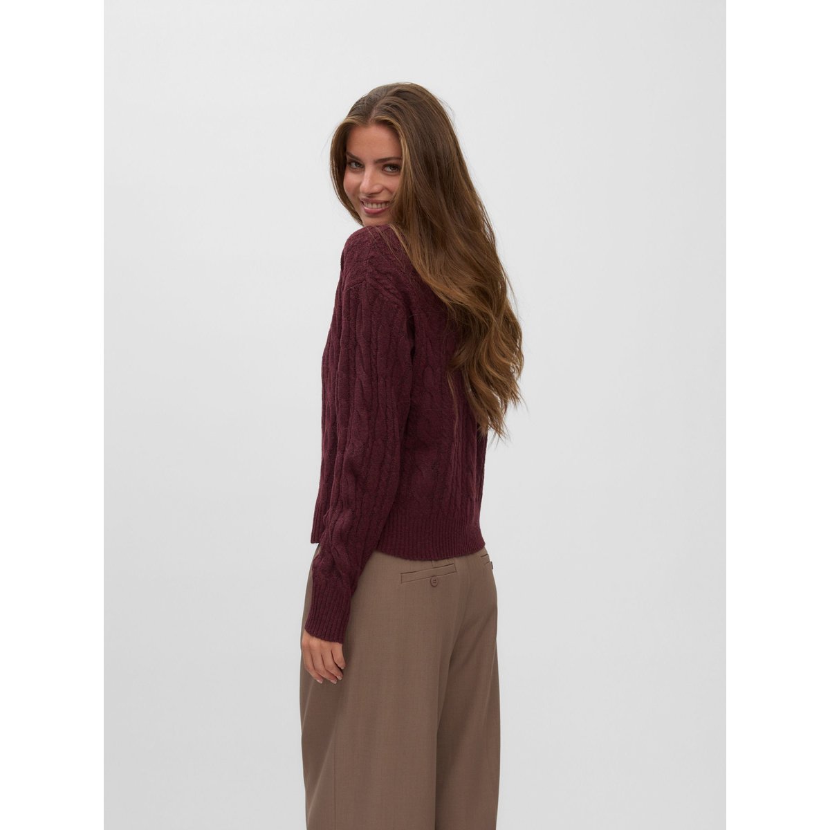 Pull windsor wine, VERO MODA
