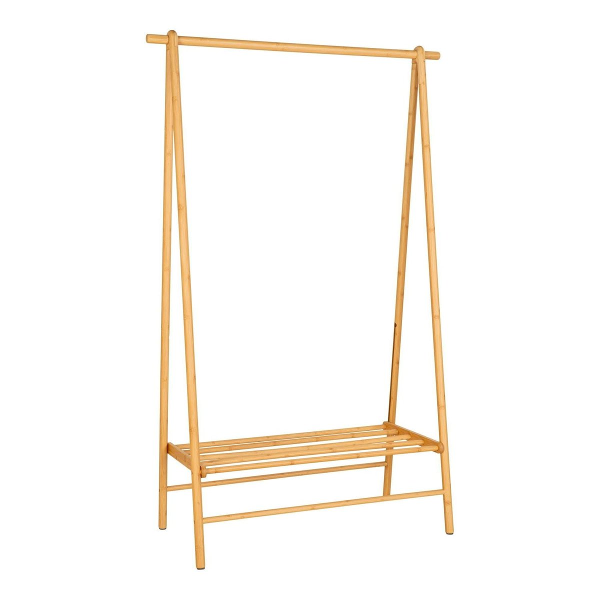 Portant à vêtements en bambou 164 cm TALLINN bois naturel, PIER IMPORT