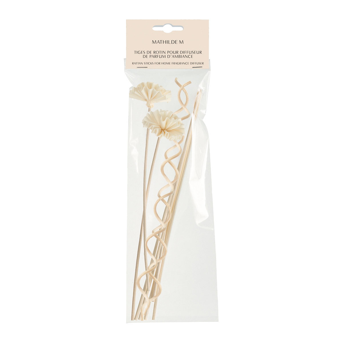 Tiges pour diffuseur de parfum 25 cm beige, MATHILDE M