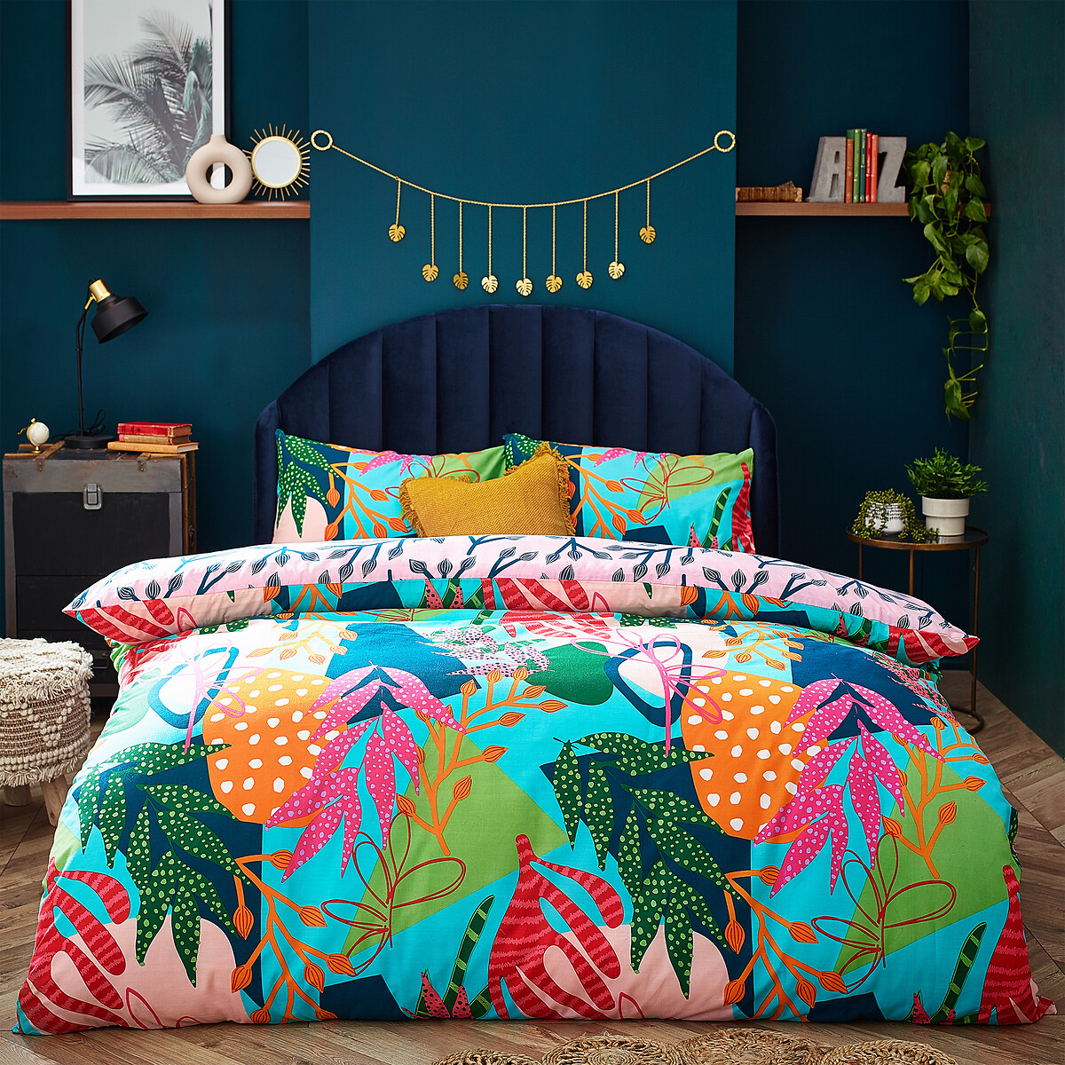 Coralina Duvet Cover and Pillowcase Set multi-coloured, FURN.